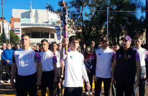 Antorcha de Juegos Panamericanos Junior ASU2025 recorrió Encarnación - Polideportivo - ABC Color