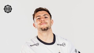 Así luce Faustino Barone con la camiseta de Olimpia
