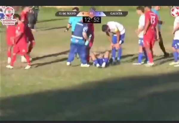 (VIDEO)Con bombas atacaron a peloteros en partido de fútbol