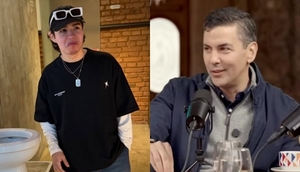 “No voy a hablar de política nunca”, dijo SebasPod tras compartir con Santiago Peña