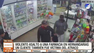 Violento asalto a una farmacia en Hernandarias