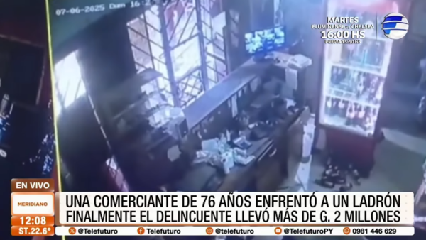 Valiente abuela enfrenta a ladrón armado en Ñemby