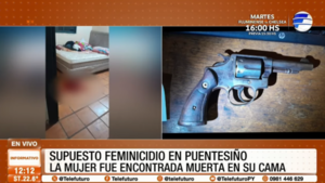 Investigan supuesto feminicidio en Puentesiño