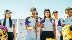 La antorcha Panamericana de Asu2025 recorrió Villa Hayes