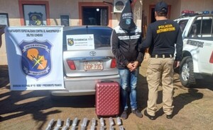 Detienen a un joven con más de 14 kilos de hachís  