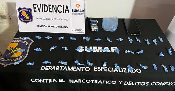 La Nación / Allanan viviendas en Luque y detienen a dos personas con dosis de cocaína