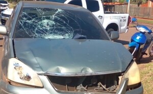 Accidente de tránsito en Hernandarias deja un motociclista lesionado