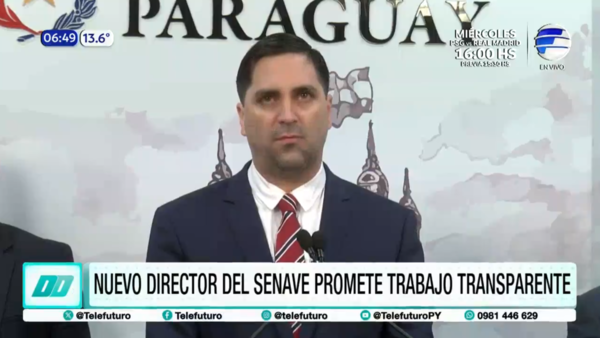 Ramiro Samaniego asume presidencia de SENAVE con promesa de transparencia