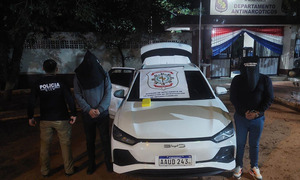 Presuntos miembros de red criminal detenidos con más de un kilo de cocaína en Asunción - OviedoPress