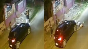 Agresión en San Lorenzo: Motoca noqueó a joven de un solo golpe