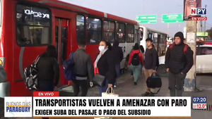 ¿Nueva amenaza de paro? Transportistas mantienen en vilo a miles de pasajeros