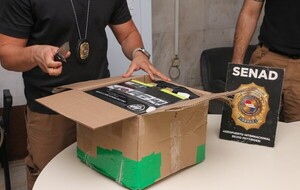 Hallan más de 2 kilos de marihuana en encomiendas de equipo de soldadura y forros de asientos - .::Agencia IP::.