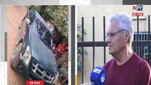 Roban camioneta en pleno estacionamiento del hospital IPS Yrendague
