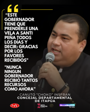 Canuto "Choko" Insfran se postula como presidente de la Junta Municipal y critica a Miryan Velázquez - «TVS DIGITAL»