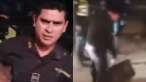 Polución sonora: Policía agarró el parlante de una joven y lo tiró a la calle