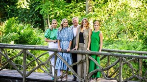 Familia real holandesa en su sesión de fotos de verano