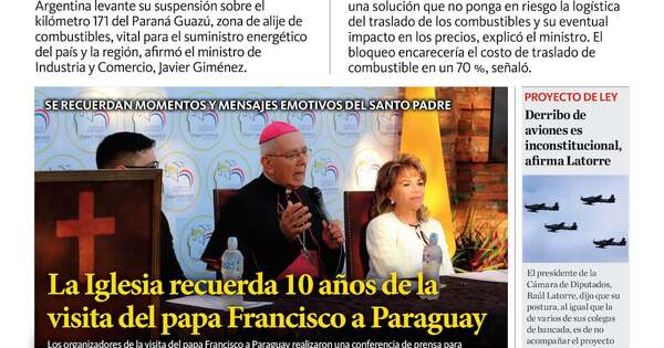 La Nación / LN PM: edición del 8 de julio