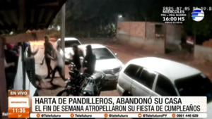 Harta de pandilleros, una mujer abandonó su casa