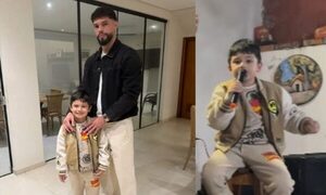 ¡Ternura total! ¡Escuchá cómo canta el peque de Omar Alderete!