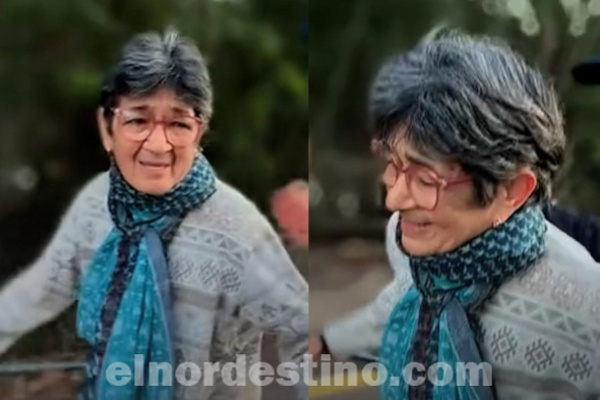 Gloria: Kuña Mbarete de ochenta años de edad practicando trail running temprano a pesar de baja temperatura de cinco grados - El Nordestino