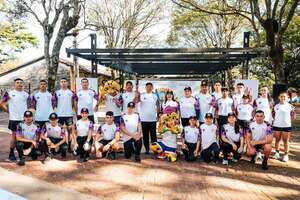 San Juan Bautista recibió la antorcha panamericana con fervor ciudadano - Nacionales - ABC Color