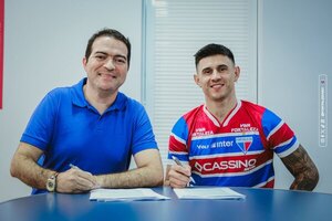 Versus / Fortaleza anunció de manera oficial la llegada de Adam Bareiro