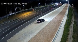 Otro vehículo ingresó a rampa de frenado sin necesidad alguna de su uso
