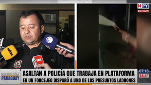 Policía “motobolt” hirió a presunto ladrón en intento de asalto y quedó detenido en Ypané