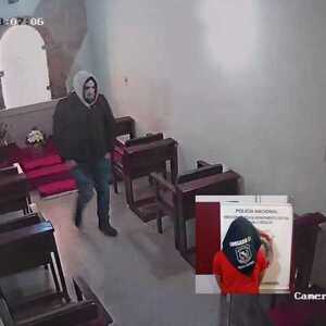 Detienen a presunto ladrón que robó alcancía de ofrendas de una capilla en San Lorenzo