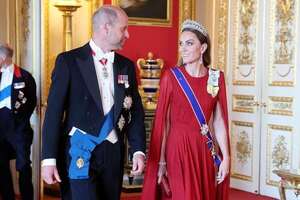 Kate Middleton, divina en el banquete de Estado en honor a Emmanuel Macron - Gente - ABC Color