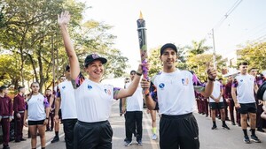 Misiones vibró con el paso de la antorcha Panamericana