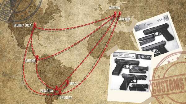 Armas, contrabandistas y el asesinato de un periodista en la frontera entre Paraguay y Brasil - Nacionales - ABC Color