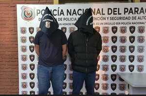 Dos aprehendidos por hurto y reducción de celulares de alta gama en Ciudad del Este
