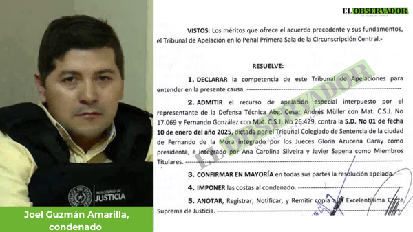Cámara confirma, por mayoría, condena por feminicidio poniendo en el ojo de la discusión la ausencia del cuerpo de la víctima - El Observador