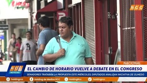 Video: Cambio de horario nuevamente es debate en el Congreso Nacional