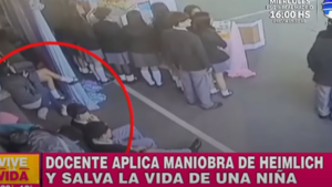 ¡Heroína sin capa! Profe salva a bebé de 1 año en San Lorenzo