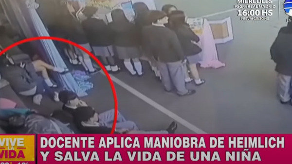 ¡Heroína sin capa! Profe salva a bebé de 1 año en San Lorenzo