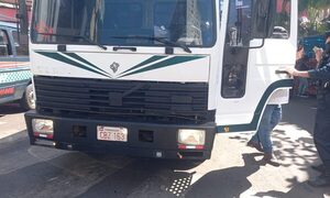 Incidente en tránsito entre policías y camioneros