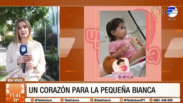 Un corazón para la pequeña Bianca