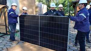 Arriban paneles y avanzan obras para la planta solar flotante de Itaipú