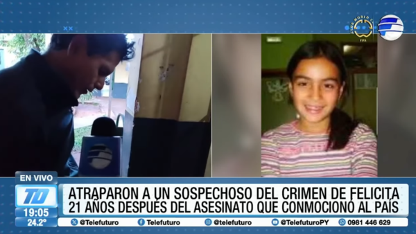 Detienen al principal sospechoso del crimen de Felicita Estigarribia