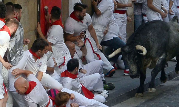 España: Un toro atravesó la axila de un joven y dejó siete heridos más - OviedoPress