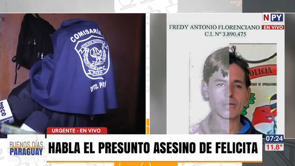 Presunto asesino de Felicita vívía tranquilamente desde hacía 10 años en Caaguazú