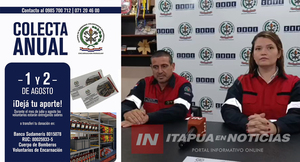 BOMBEROS VOLUNTARIOS DE ENCARNACIÓN PONEN EN MARCHA SU COLECTA ANUAL
