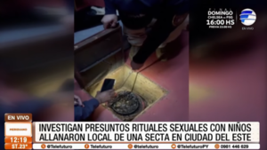 Investigan presuntos rituales sexuales con niños