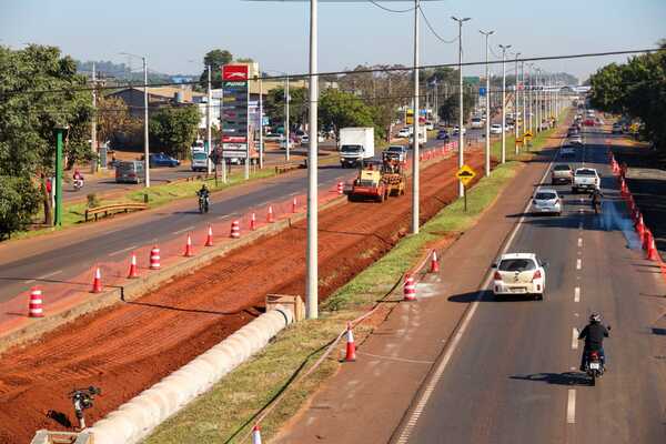 Avanza obra del futuro viaducto en el km 10 de Ciudad del Este - ADN Digital