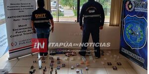INCAUTAN PERFUMES Y PRENDAS EN PUESTO DE CONTROL DE TRINIDAD