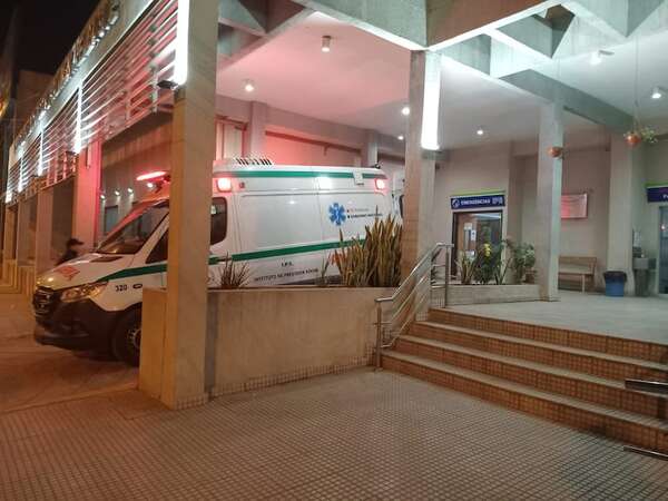 Paciente esperó más de cinco horas para ser trasladado tras un accidente de tránsito - Nacionales - ABC Color