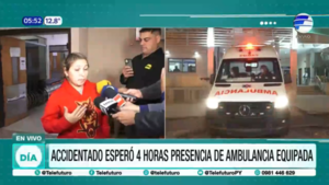 Grave accidente en Mariano Roque Alonso: Víctima espera más de cuatro horas por ambulancia