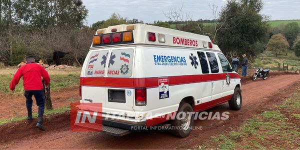 JOVEN FUE HALLADO SIN VIDA EN TOMÁS R. PEREIRA